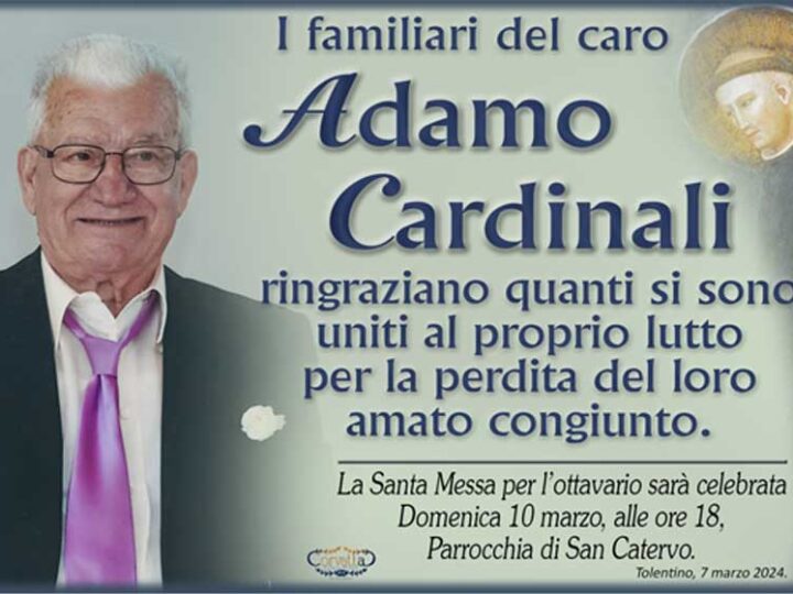 Ringraziamento: Adamo Cardinali