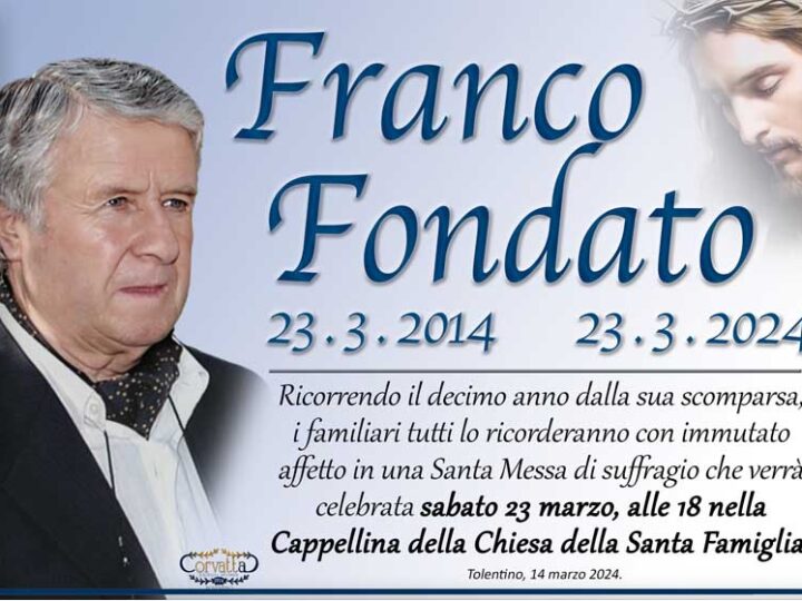 10° Anniversario: Franco Fondato