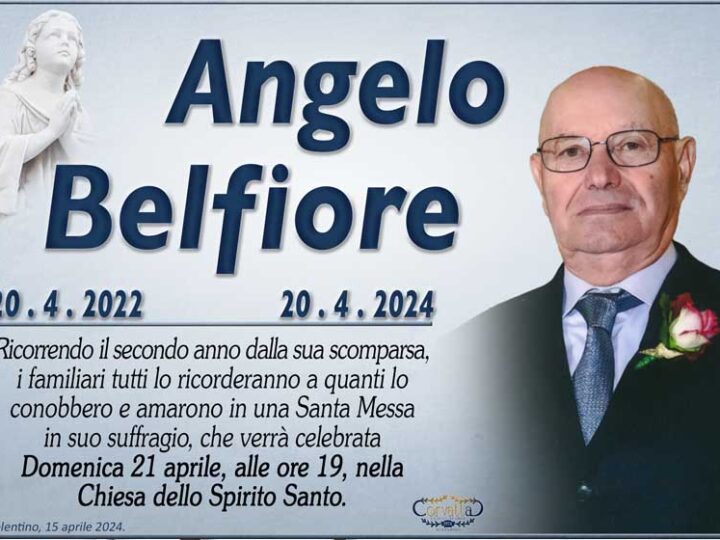 2° Anniversario: Angelo Belfiore