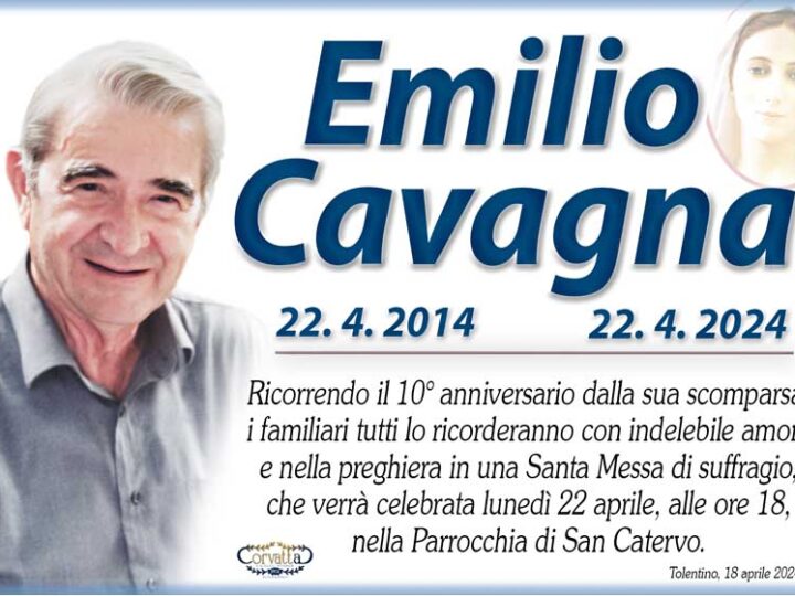 10° Anniversario: Emilio Cavagna