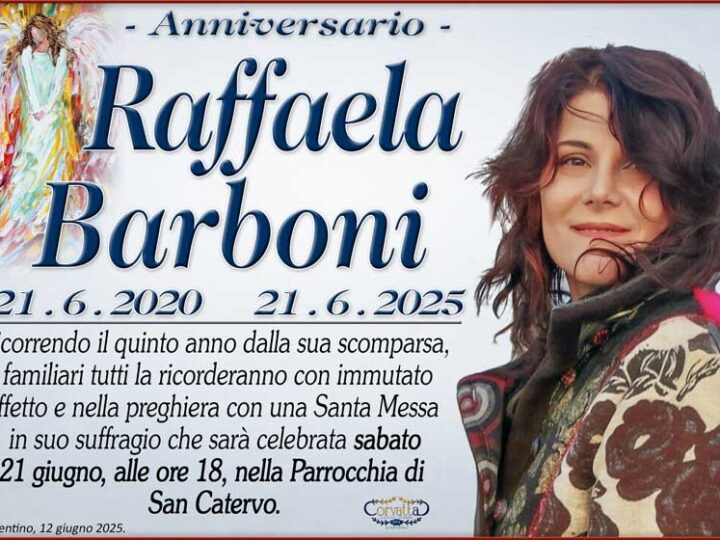 5° Anniversario: Raffaela Barboni