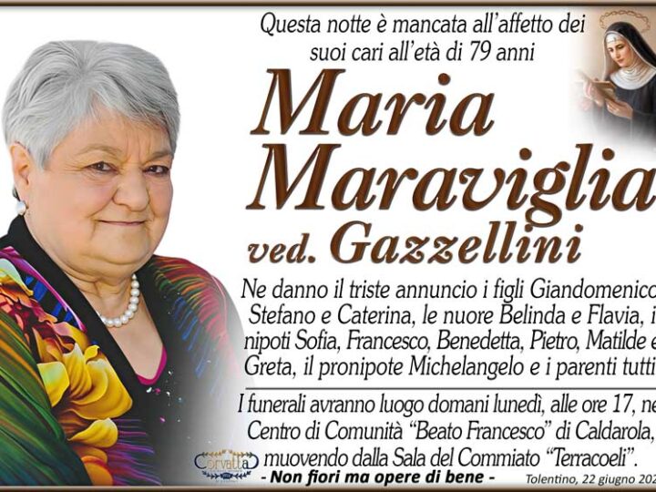 Maraviglia Maria Gazzellini