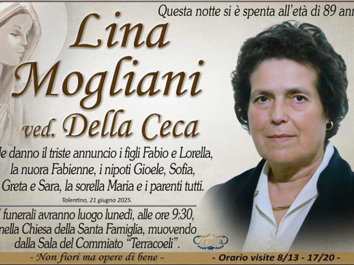 Mogliani Lina Della Ceca