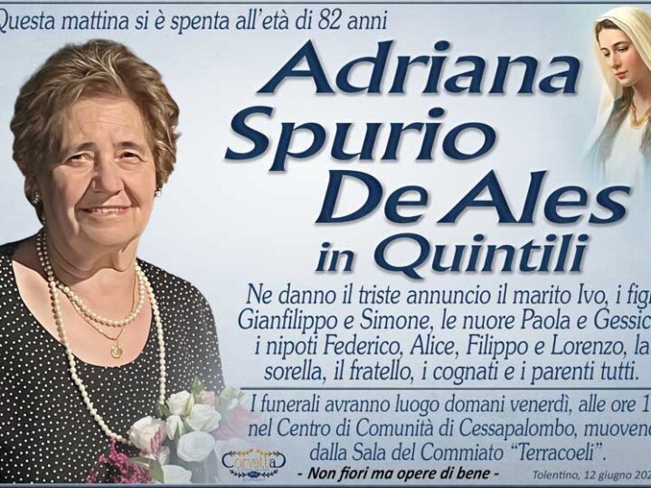 Spurio De Ales Adriana Quintili