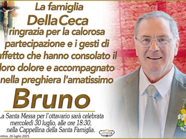 Ringraziamento: Bruno Della Ceca