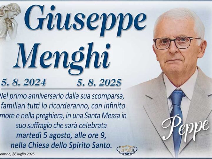 Anniversario: Giuseppe Menghi