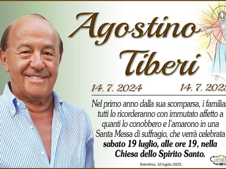Anniversario: Agostino Tiberi