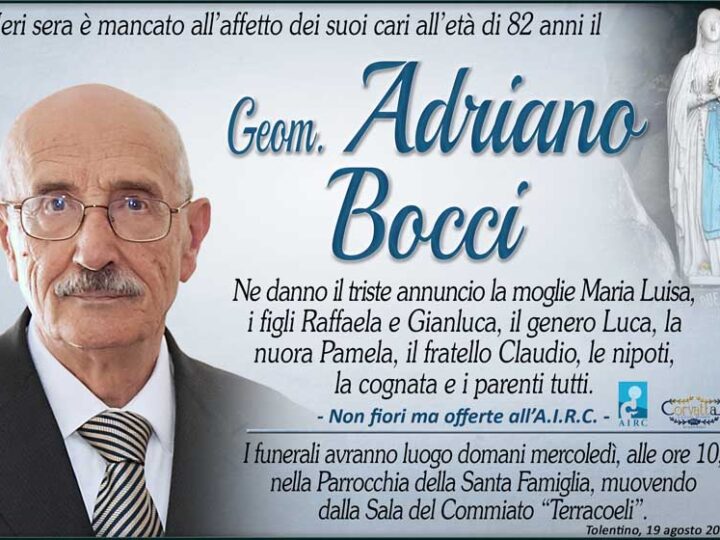 Geom. Adriano Bocci