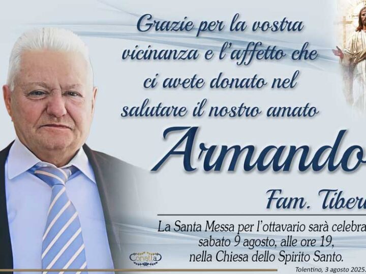 Ringraziamento: Armando Tiberi