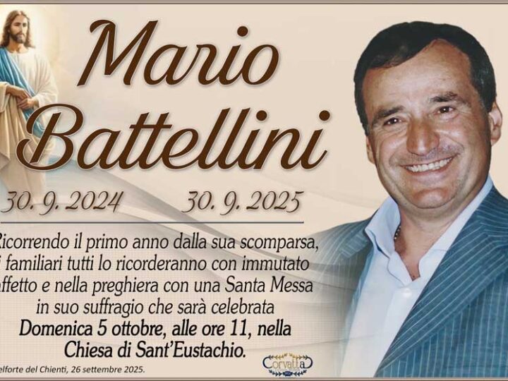 Anniversario: Mario Battellini