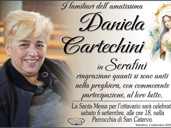 Ringraziamento: Daniela Cartechini Serafini