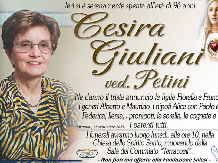 Giuliani Cesira Petini