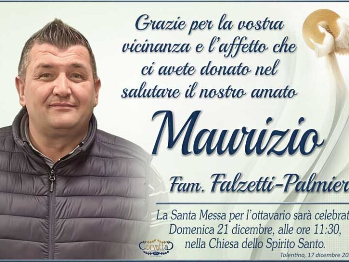 Ringraziamento: Maurizio Falzetti