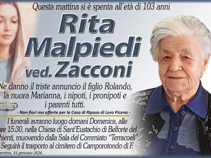 Malpiedi Rita Zacconi