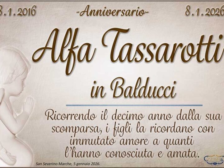 10° Anniversario: Alfa Tassarotti Balducci