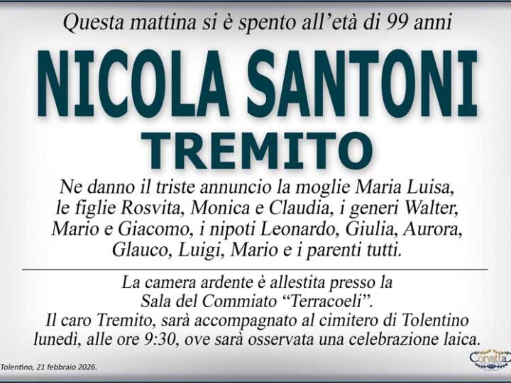 Santoni Tremito Nicola