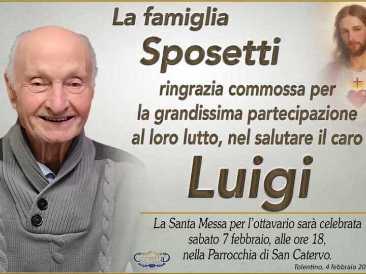 Ringraziamento: Luigi Sposetti