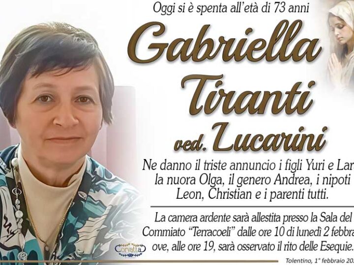 Tiranti Gabriella Lucarini
