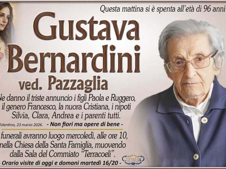 Bernardini Gustava Pazzaglia