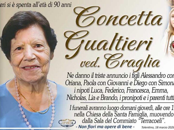 Gualtieri Concetta Craglia