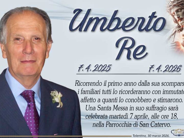 Anniversario: Umberto Re