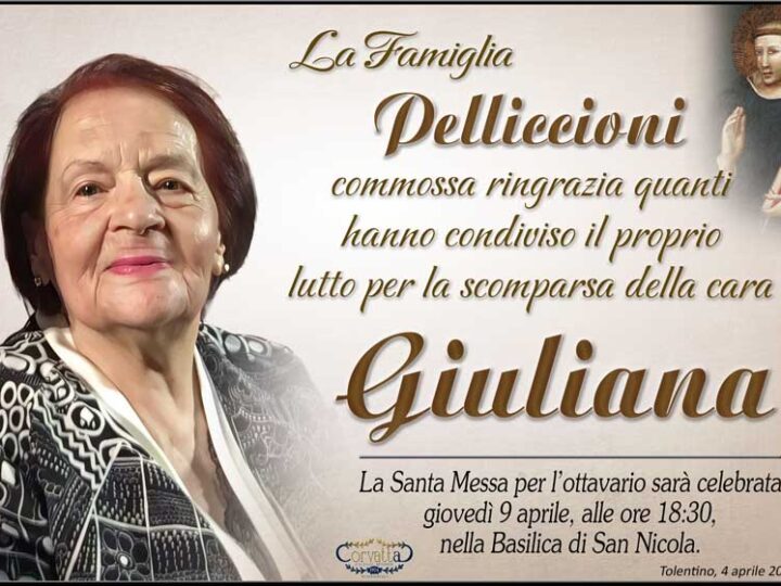 Ringraziamento: Giuliana Belleggia Pelliccioni