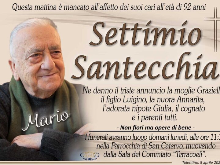 Santecchia “Mario” Settimio