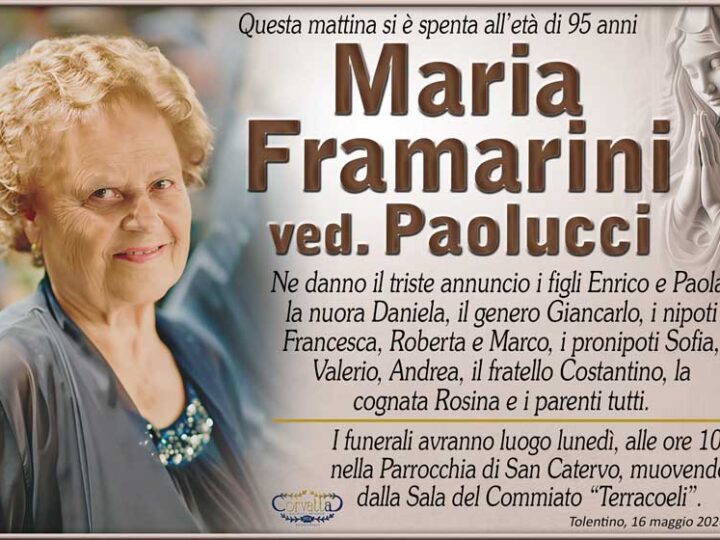 Framarini Maria Paolucci