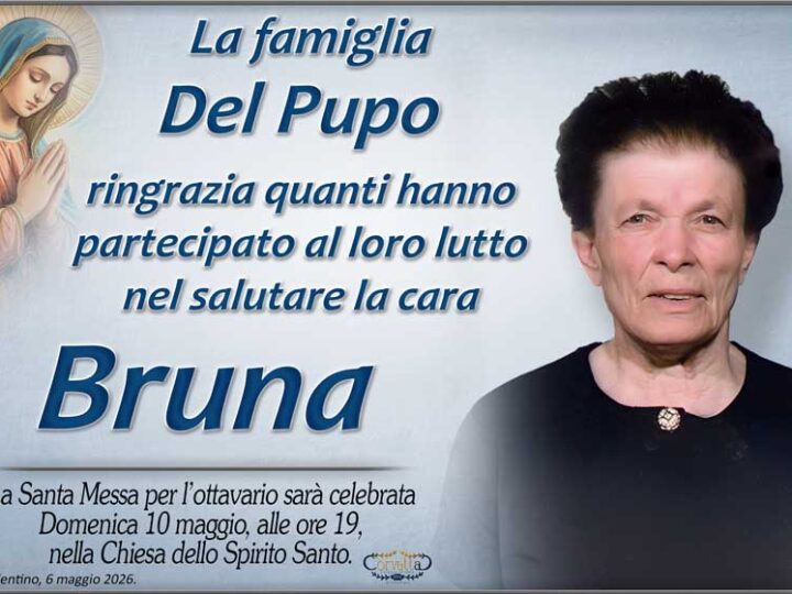 Ringraziamento: Bruna Leoni Del Pupo