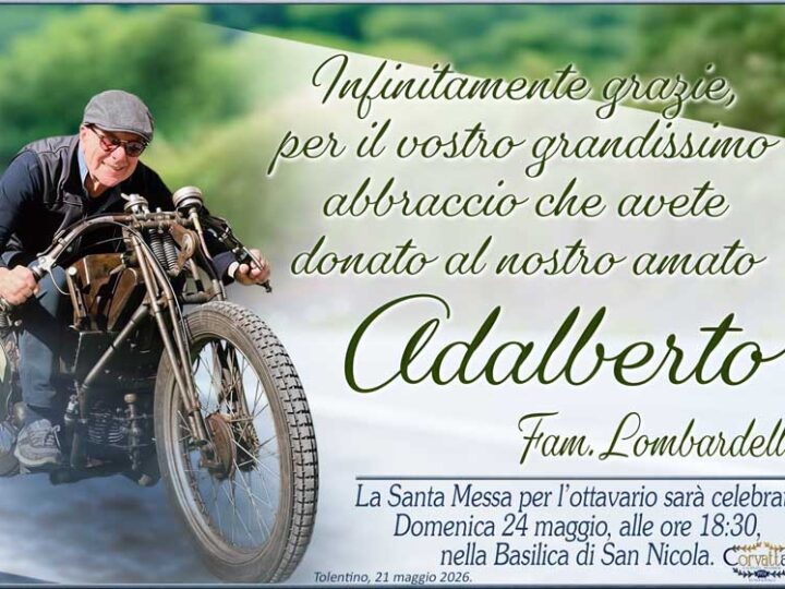 Ringraziamento: Adalberto Lombardelli