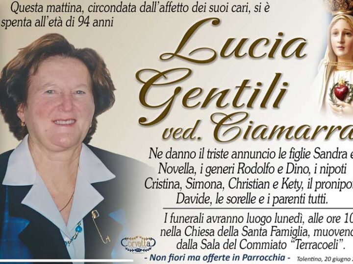 Gentili Lucia Ciamarra