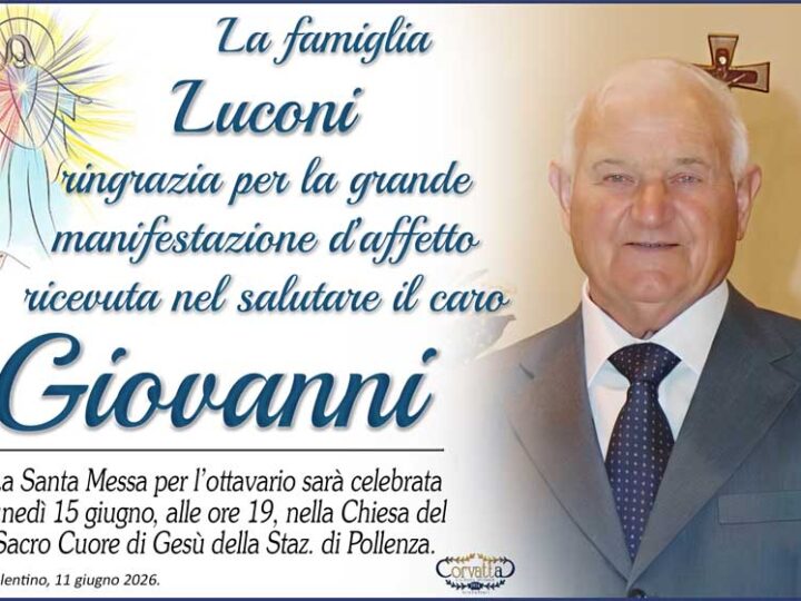 Ringraziamento: Giovanni Luconi