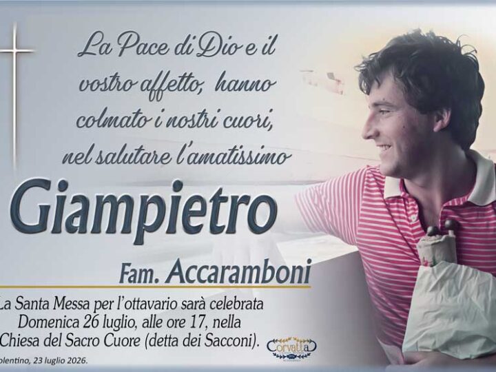 Ringraziamento: Giampietro Accaramboni