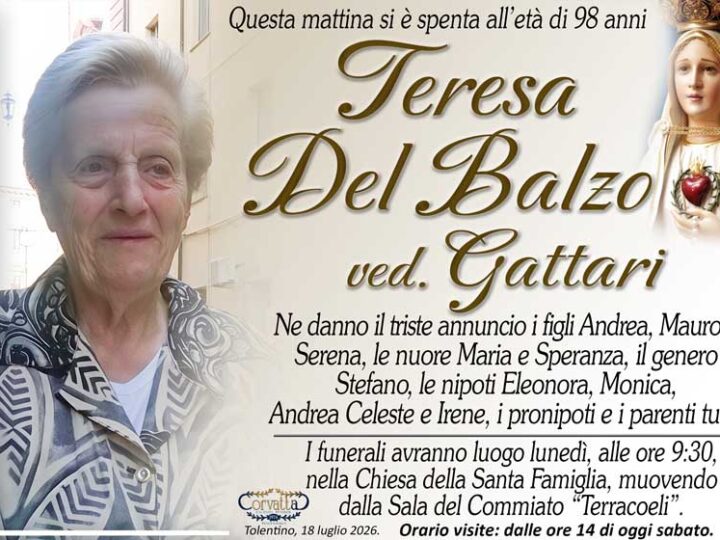 Del Balzo Teresa Gattari