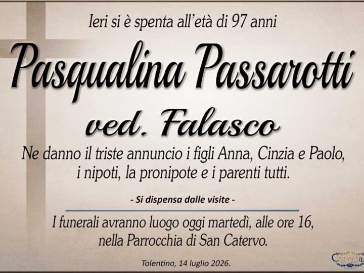Passarotti Pasqualina Falasco