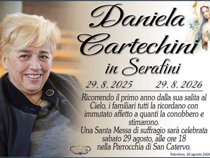 Anniversario: Daniela Cartechini Serafini