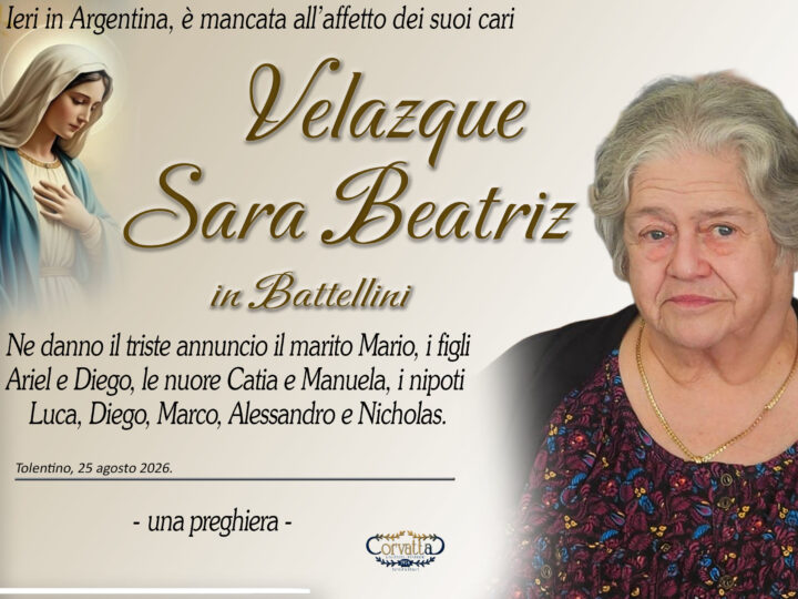 Velazque Sara Beatriz Battellini