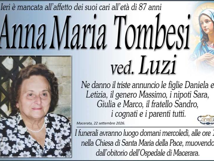 Tombesi Anna Maria Luzi