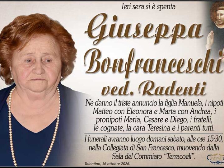 Bonfranceschi Giuseppa Radenti