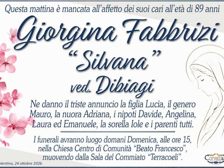 Fabbrizi Giorgina “Silvana” Dibiagi