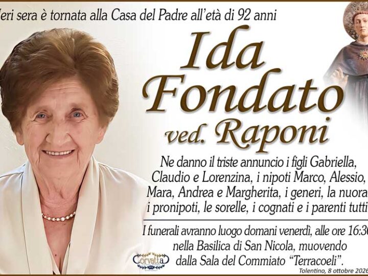 Fondato Ida Raponi