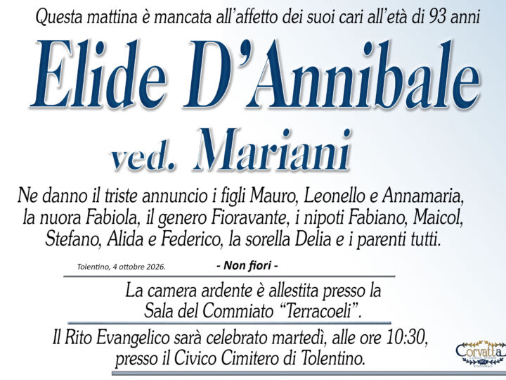 D’Annibale Elide Mariani