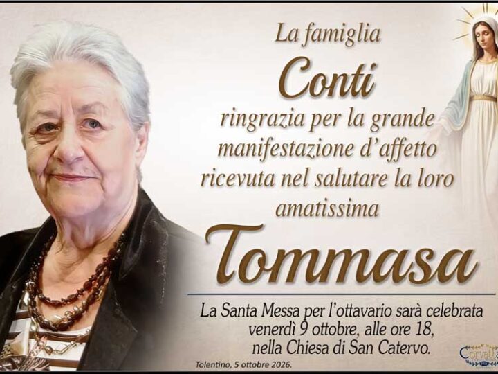Ringraziamento: Tommasa Mattei Conti