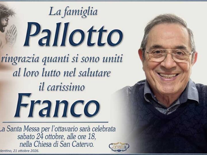Ringraziamento: Franco Pallotto