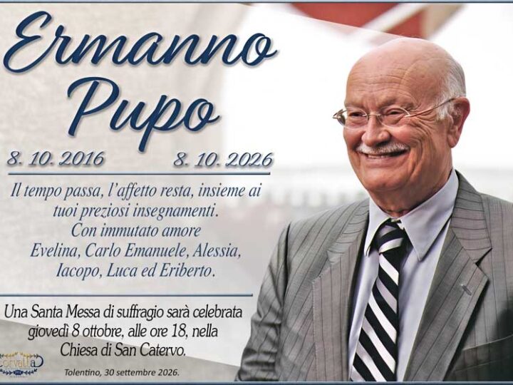 Anniversario: Ermanno Pupo